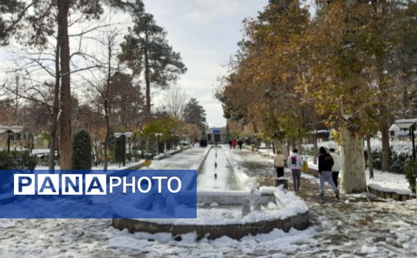 بارش اولین برف پاییزی و تعطیلی مدارس و ادارات استان خراسان رضوی