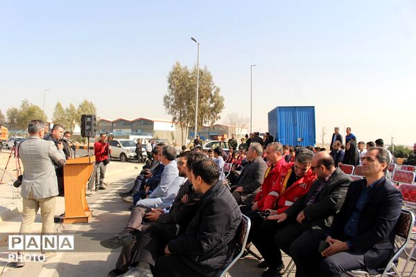 آیین خشت گذاری هنرستان فنی و حرفه ای و کار و دانش در چهاردانگه