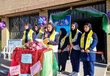 آغاز پرشور سال تحصیلی در دبیرستان دخترانه زکیه با حضور پرانرژی دانش‌آموزان  