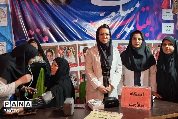 ایستگاه سلامت اداره آموزش و پرورش کهریزک در تجمعات شبانه باقرشهر 