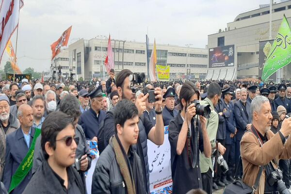 تشیع پیکر شهید مجید شخصی در مشهد
