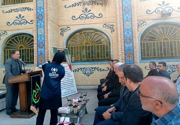 برپایی موکب دانش‌آموزی در آموزش و پرورش ناحیه یک کرمانشاه