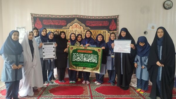 سلسله جلسات تبیین حدیث شریف کساء در دبیرستان شاهد تکتم ناحیه ۳