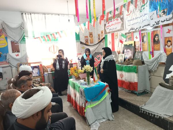 افتتاح کلاس درس تخصصی آمادگی دفاعی در دبیرستان مائده بهبهان