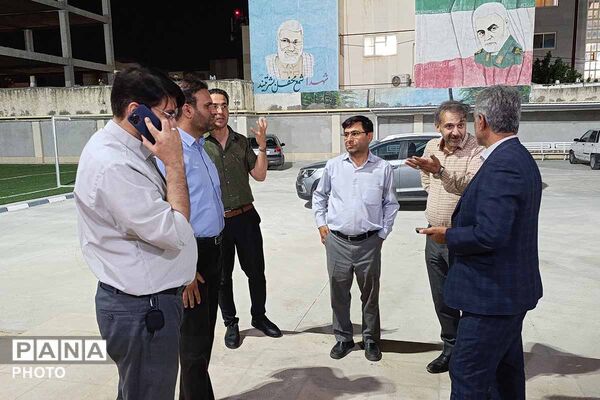 بازدید مدیران کل آموزش و پرورش و نوسازی مدارس از دبیرستان سبز فردوسی بجنورد