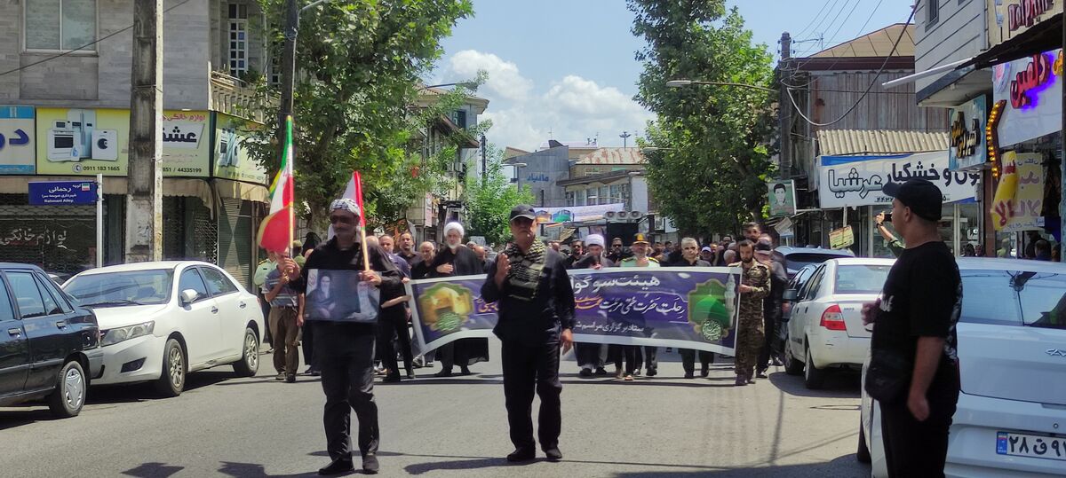 صومعه‌سرا؛ همصدای اشک در سوگ پیامبر رحمت و امام حسن مجتبی (ع)