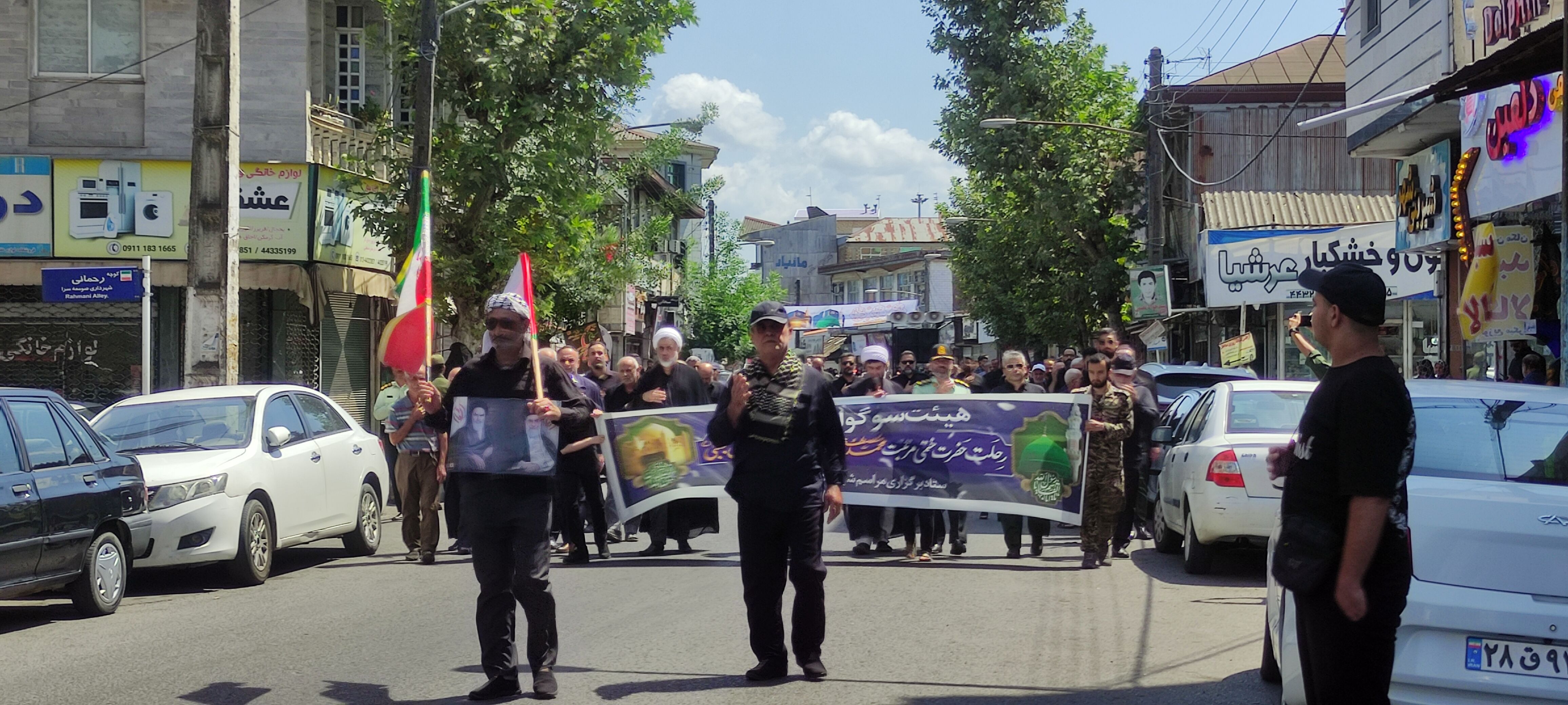 صومعه‌سرا؛ همصدای اشک در سوگ پیامبر رحمت و امام حسن مجتبی (ع)