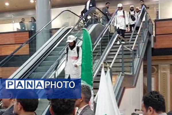 مراسم استقبال از کاروان ورزشی دانش‌آموزی «امید ایران» به میزبانی ناحیه دو شهرری 