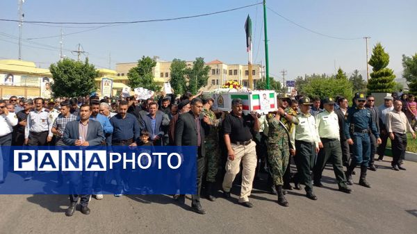 تشییع پیکر پاک شهید مدافع وطن احسان فرخیانی در یاسوج