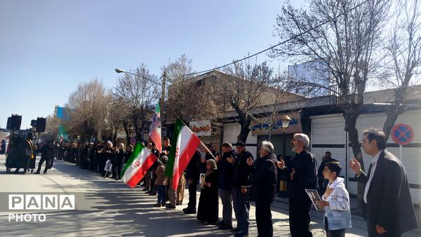 هم‌نوایی مردم نورآباد در سوگ ششمین اختر تابناک امامت