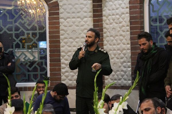 مراسم میزبانی شهدای گمنام دفاع مقدس در البرز