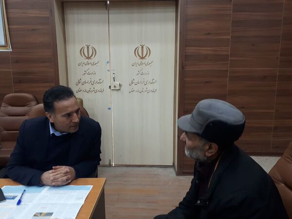 ملاقات مردمی و دیدار چهره به چهره سرپرست فرمانداری شهرستان سملقان با مردم