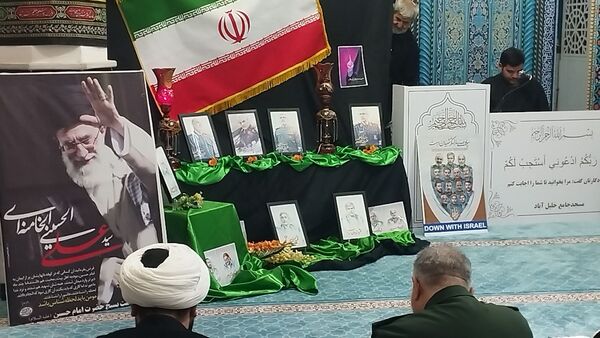 برگزاری مراسم چهلم شهدای جنگ ۱۲ روزه در شهرستان خلیل آباد