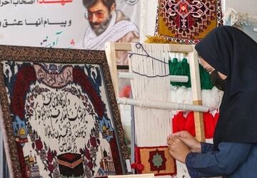 نمایشگاه طرح بوم در آموزشگاه شاهد لاله‌ها
