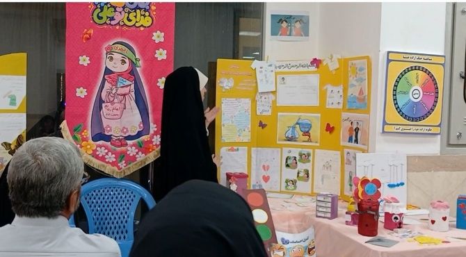 "نوآوری و خلاقیت در نمایشگاه  دستاوردهای دانش‌آموزان علم‌الهدی و بنت‌الهدی "