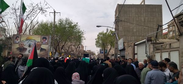 حضور پرشور مردم شهرستان فردیس در راهپیمایی روز قدس 