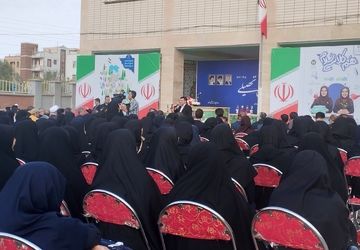 آیین نواختن زنگ آغاز سال تحصیلی در سمنان