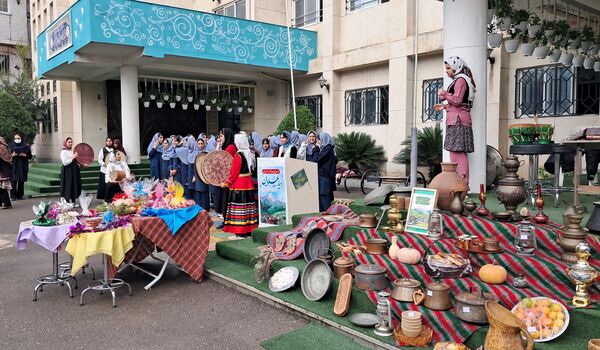 طلوع فرهنگ مازندران در مدرسه شهید بهداشت 