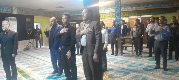 مراسم عزاداری سید الشهدا در اداره‌کل آموزش و پرورش‌البرز