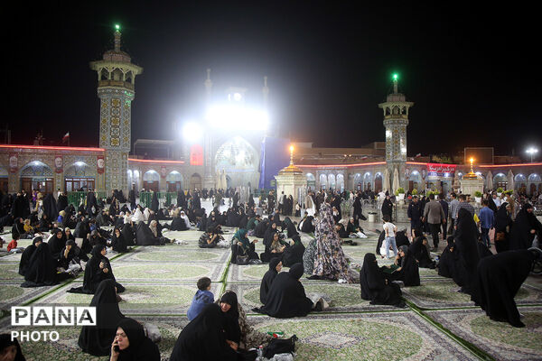 مراسم سالروز شهادت امام جواد(ع) در حرم بانوی کرامت