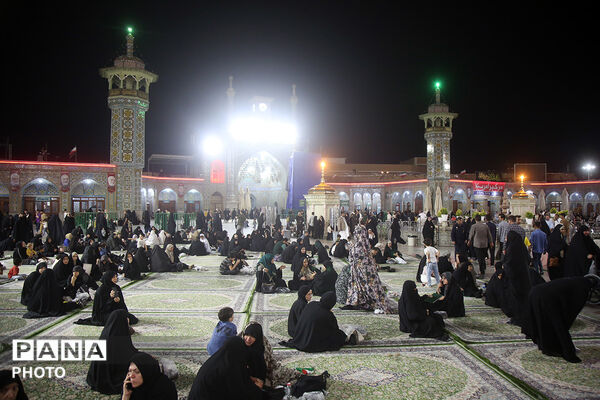 مراسم سالروز شهادت امام جواد(ع) در حرم بانوی کرامت