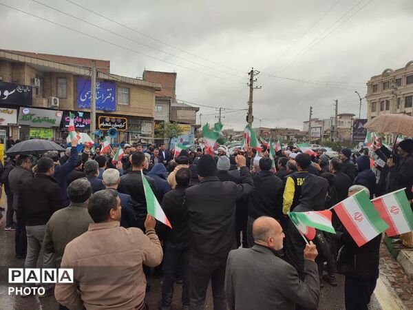 بیعت مردم آق قلا با رهبر جدید