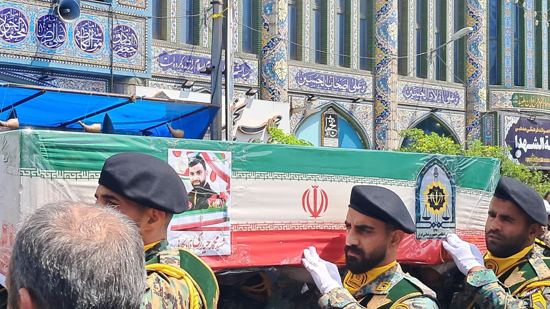 قائمشهر به سوگ شهید محمد حیدری قادیکلایی