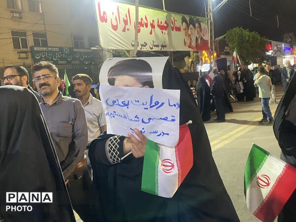 حضور پیشتازان در تجمعات مردمی جیرفت