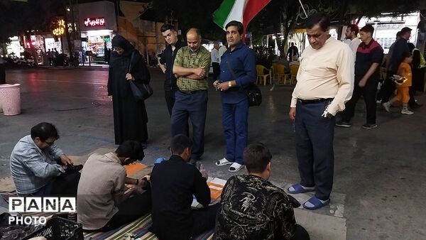  موکب واکس صلواتی روستای باغشن گچ در نود و هشتمین شب از اجتماعات مردمی 