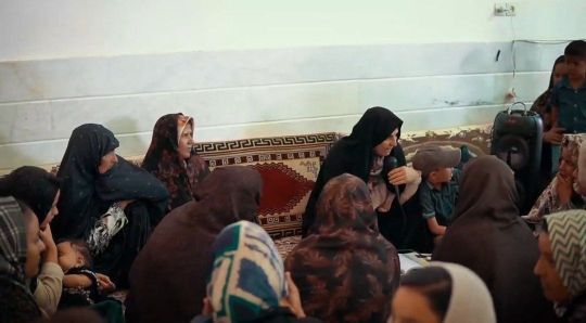 اردوی جهادی کاروان نشاط و تربیت در روستای قوچ پلنگ شهرستان کاشمر