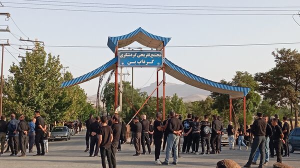 «علم‌ها در آب» سنت عاشورایی مردم بن 