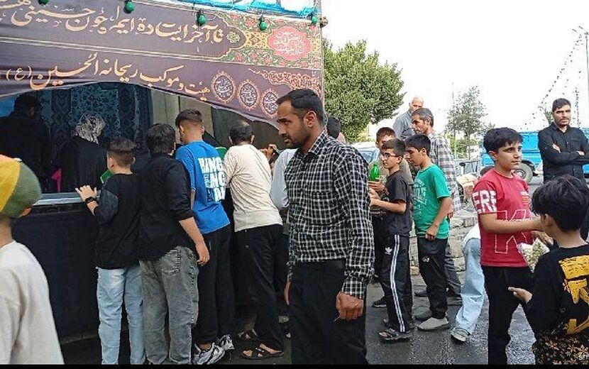 موکب دانش آموزی ،جلوه ای از عشق حسینی