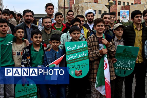 راهپیمایی روز قدس در زنجان 