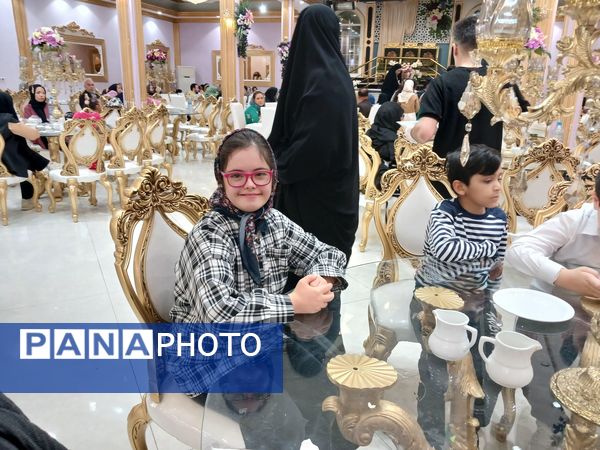 برگزار ضیافت افطاری ویژه دانش آموزان آموزشگاه استثنایی تاج الملوک ثلاث شهرستان ملارد 