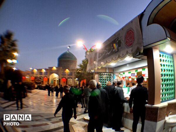 مراسم عزاداری چهارمین شب محرم در زیارتگاه شهید مدرس 