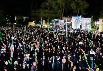 تداوم حضور مردمی در تجمعات شبانه