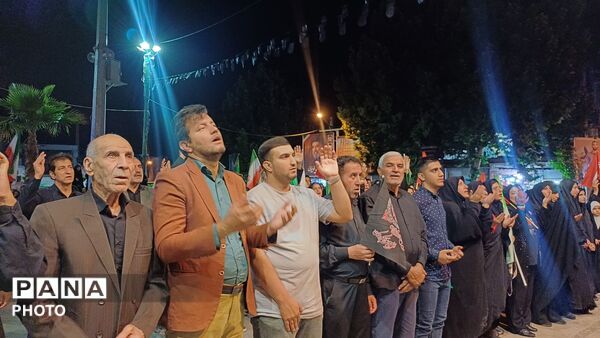 خروش حسینیان در کوهدشت؛ طنین سوگ در میدان امام خمینی(ره)
