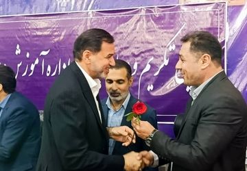 آیین تکریم و معارفه مدیرآموزش‌وپرورش حمیدیه 