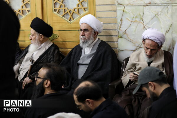 مراسم چهلمین روز شهادت «علی لاریجانی» در قم