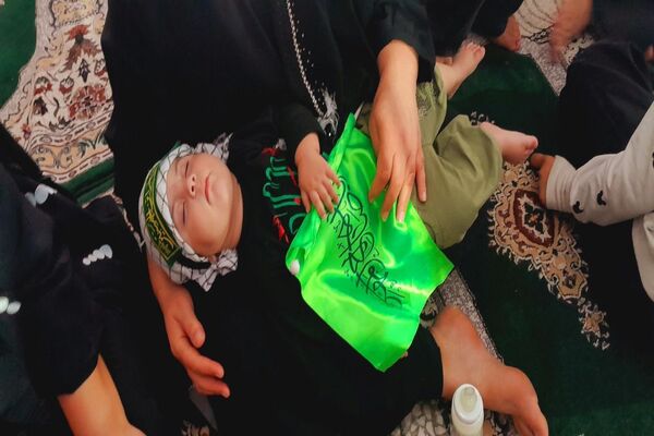 مراسم شیرخوارگان حسینی در شهرستان لنده
