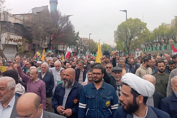 راهپیمایی روز قدس در ناحیه دو شهرری 