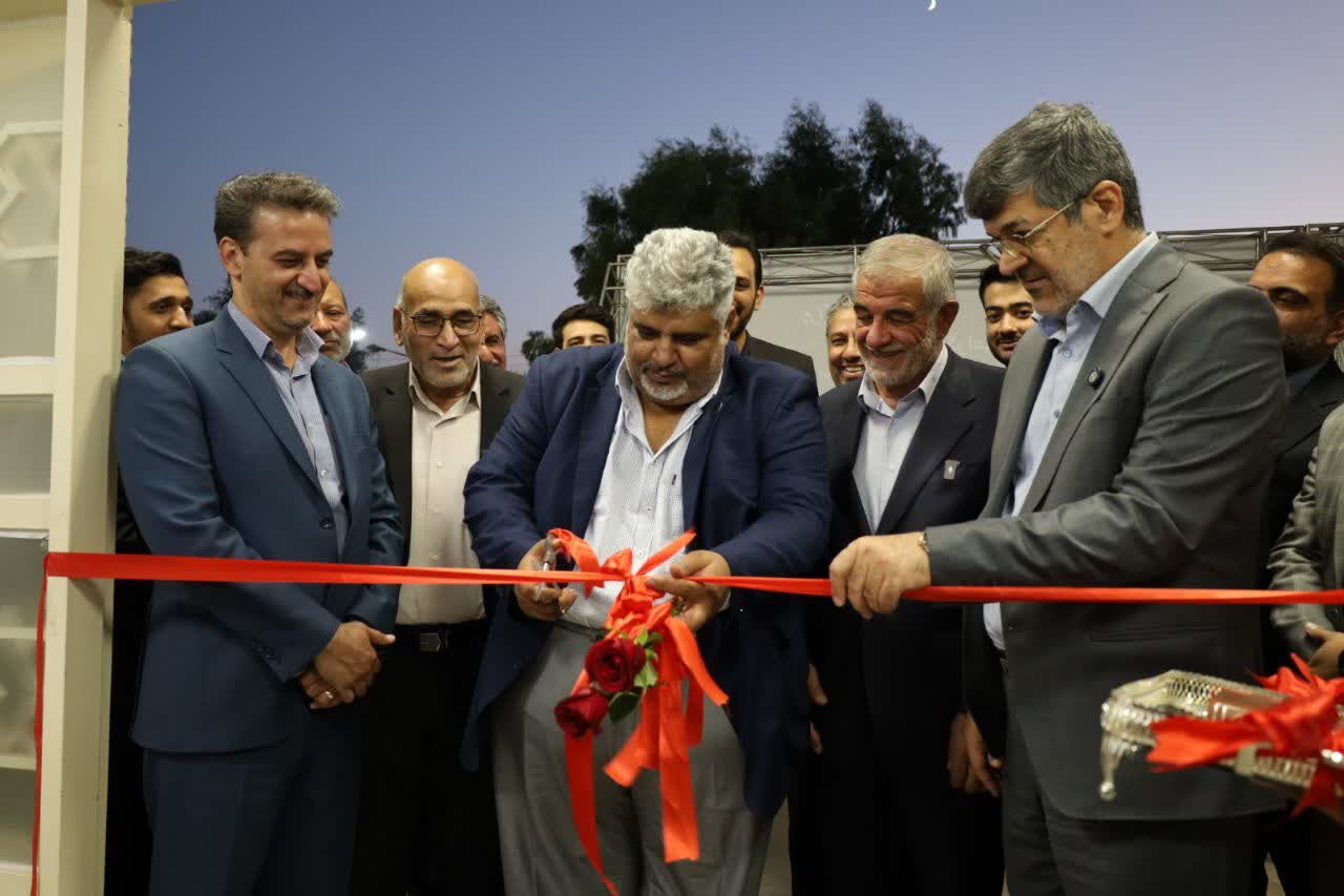 افتتاح هنرستان نساجی شهید ابراهیمی در یزد