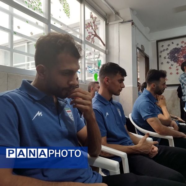 حضور ستارگان تیم ملی فوتسال جمهوری اسلامی ایران در شهر مشهد مقدس