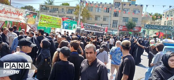 پیاده رویی جاماندگان اربعین  حسینی در کرج 