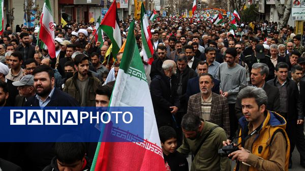 راهپیمایی روز قدس در زنجان 