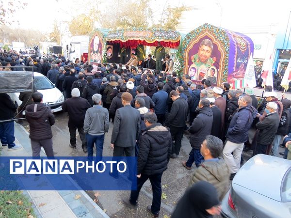 استقبال از شهدای گمنام در شهرستان بجنورد 