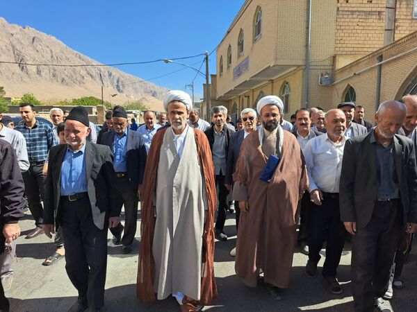راهپیمایی بشارت نصر در شهر و بخش گندمان 
