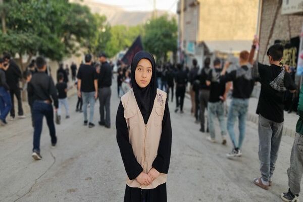 مراسم عزاداری و زنجیرزنی هیئات مذهبی شهر بار در روز تاسوعا حسینی 