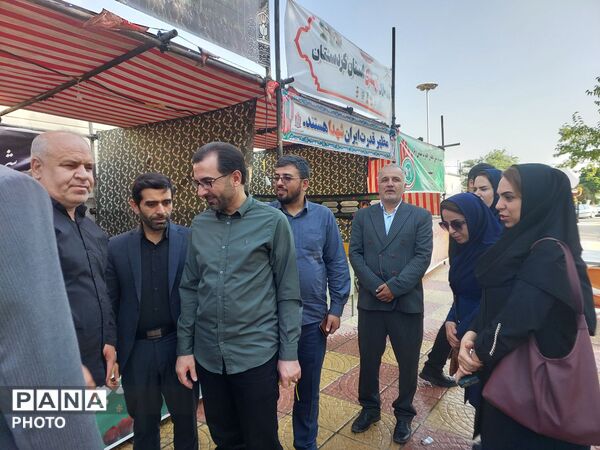 بازدید قائم مقام رئیس سازمان دانش‌آموزی از موکب اربعین در سنندج