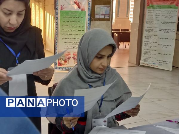 برگزاری کار آزمون هزاردستان (انشانویسی)